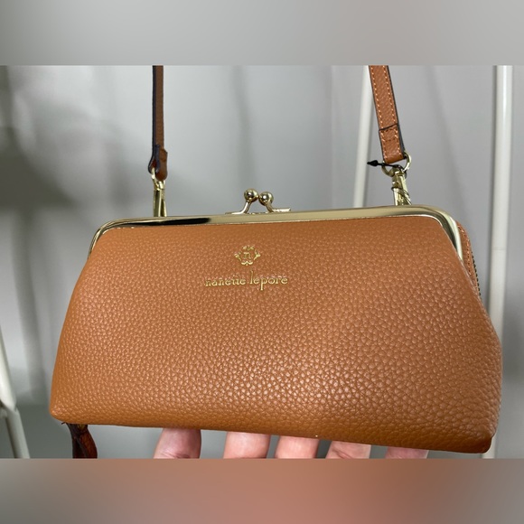 Lepore Bags Nwt Tan Brown Crossbody Wallet Purse Poshmark